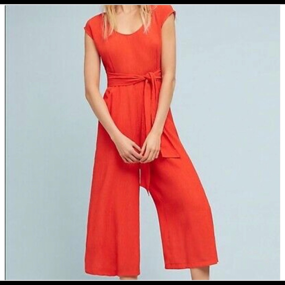 Red/Orange Anthropologie Jumper